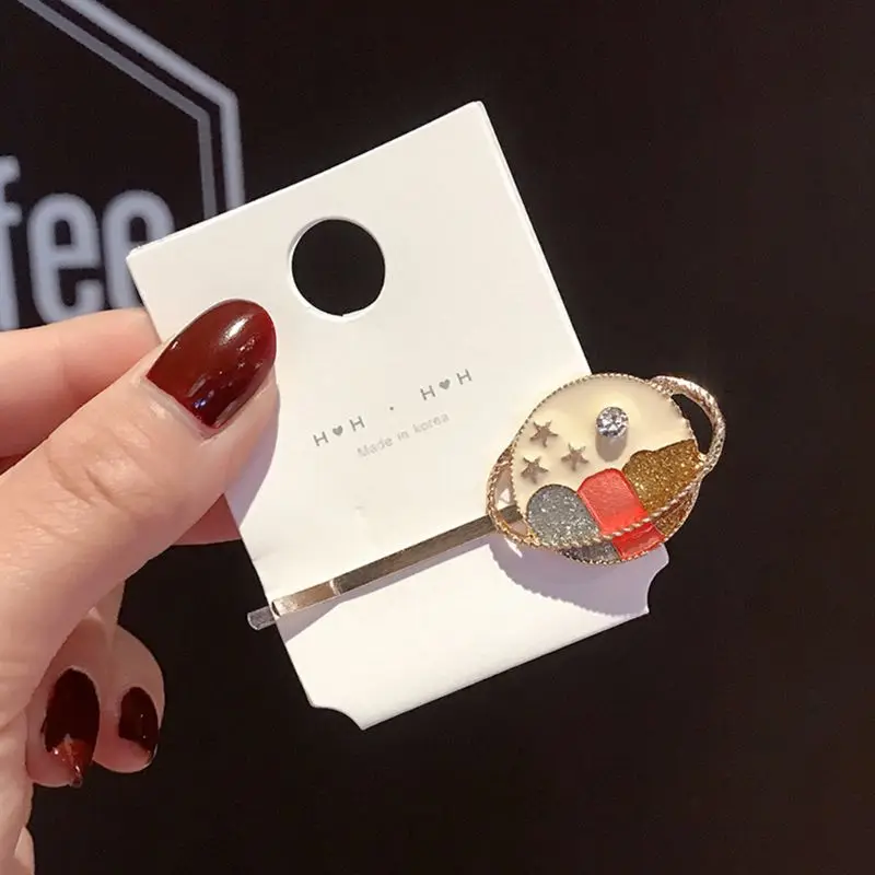 3 шт./компл. Для женщин для укладки волос волнистые заколки милые масла Drop