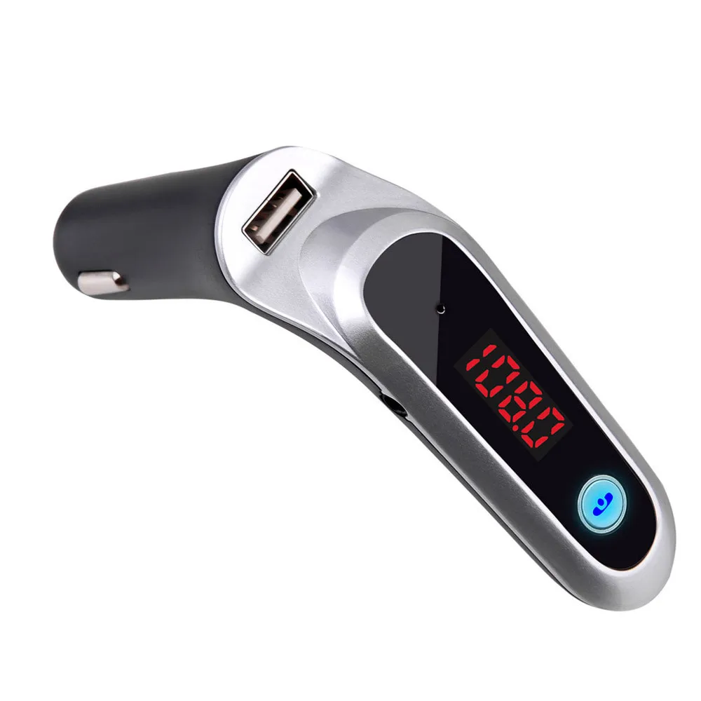 Автомобильный прикуриватель MP3 FM трансмиттер модулятор светодиодный Bluetooth USB