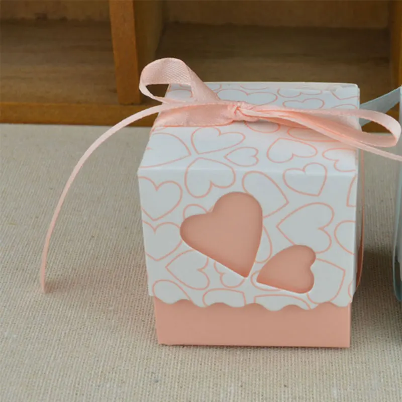 Candy Box Party Decorations Popular Red Heart Shaped Sugar Bag Gift Wedding Supplies Ribbon Packing Love Birthday Favour | Дом и сад