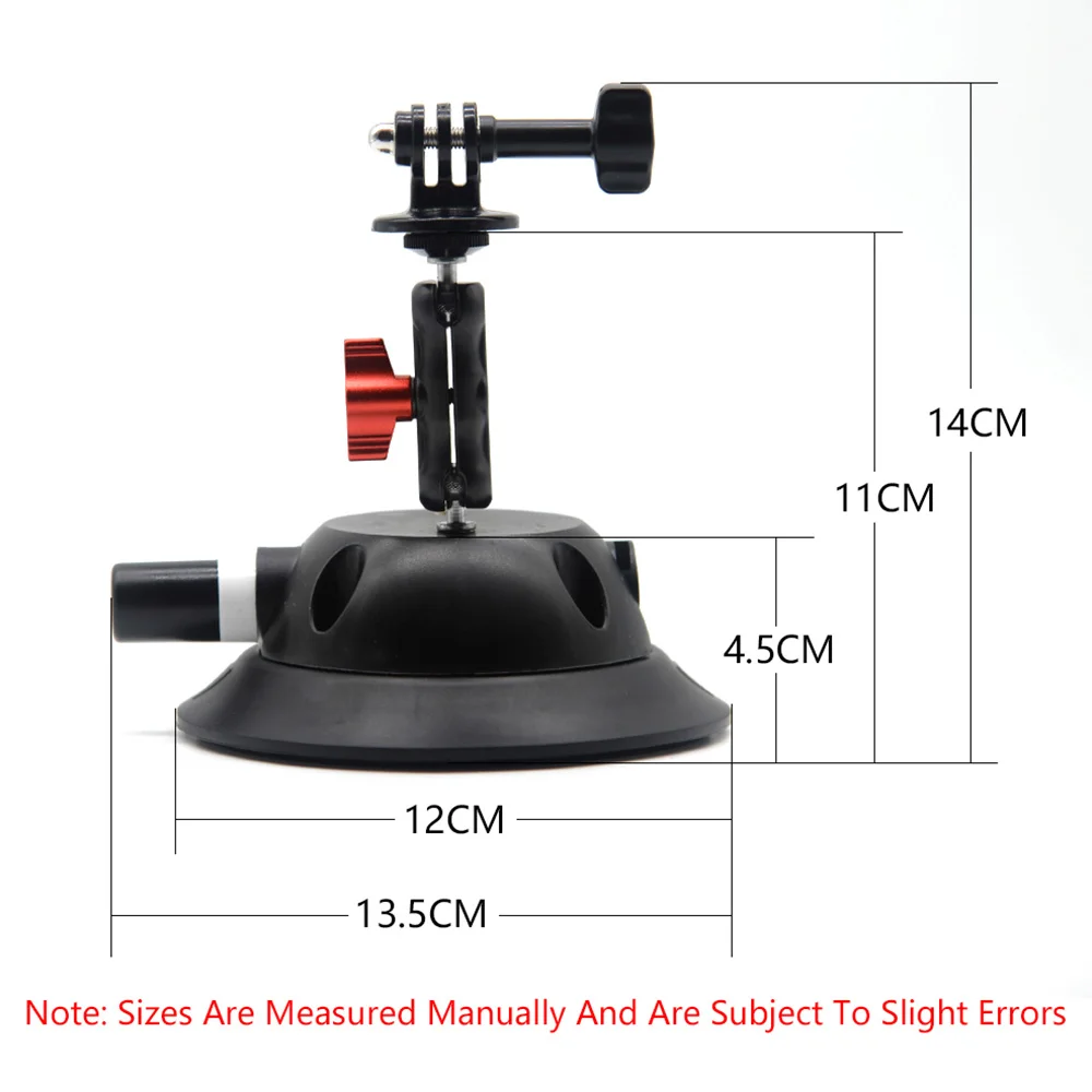 gopro car bracket glass suction cup action camera sport mount for car record holder stand bracket for gopro 8 7 6 5 accessories free global shipping