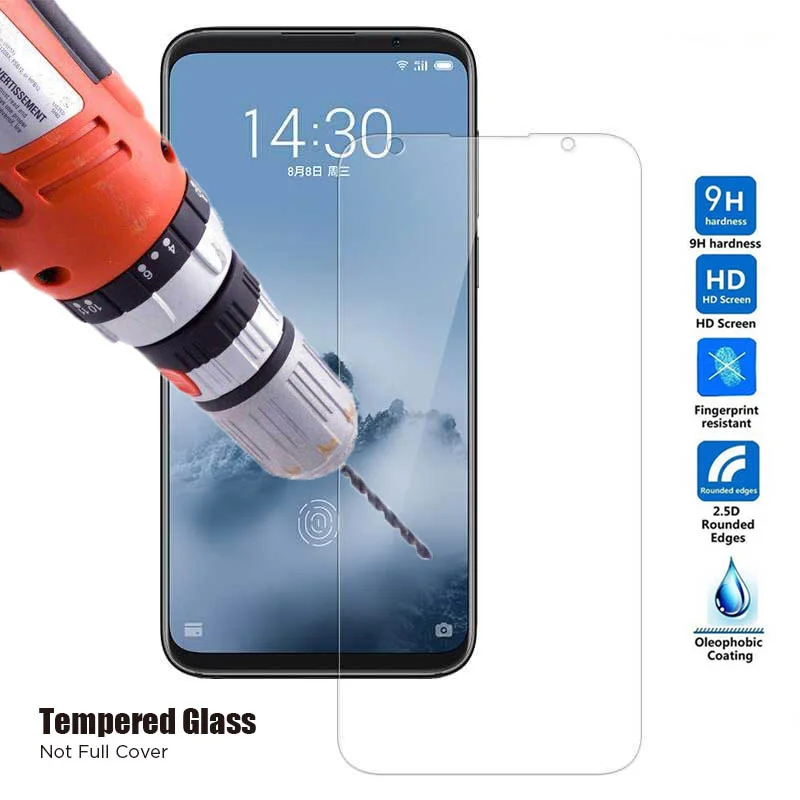 1 шт/2 шт HD Защитное стекло для Meizu Pro 5 6 7 Plus 6S M8C Защита экрана X8 V8 M10 9H стеклянная