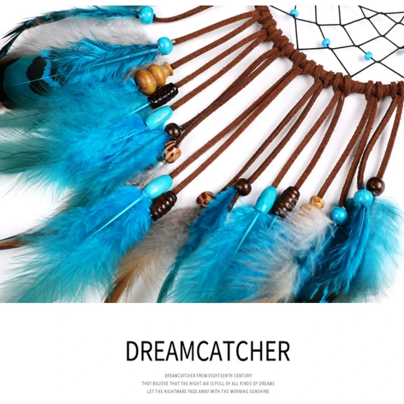 Светодиодный ветряные колокольчики ручная работа Ловец снов искусственный