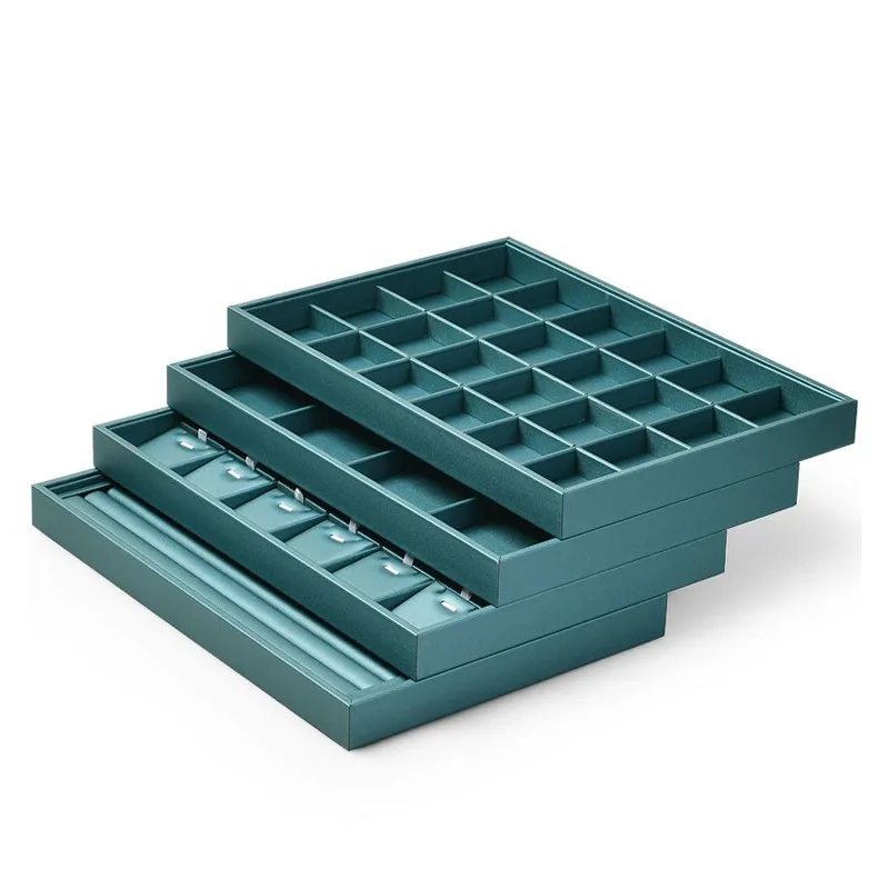 Oirlv Necklace Tray Bracelet Watch Tray Ring Earrings Tray Jewelry Organizer Jewelry Tray Display Props Photo Shoots