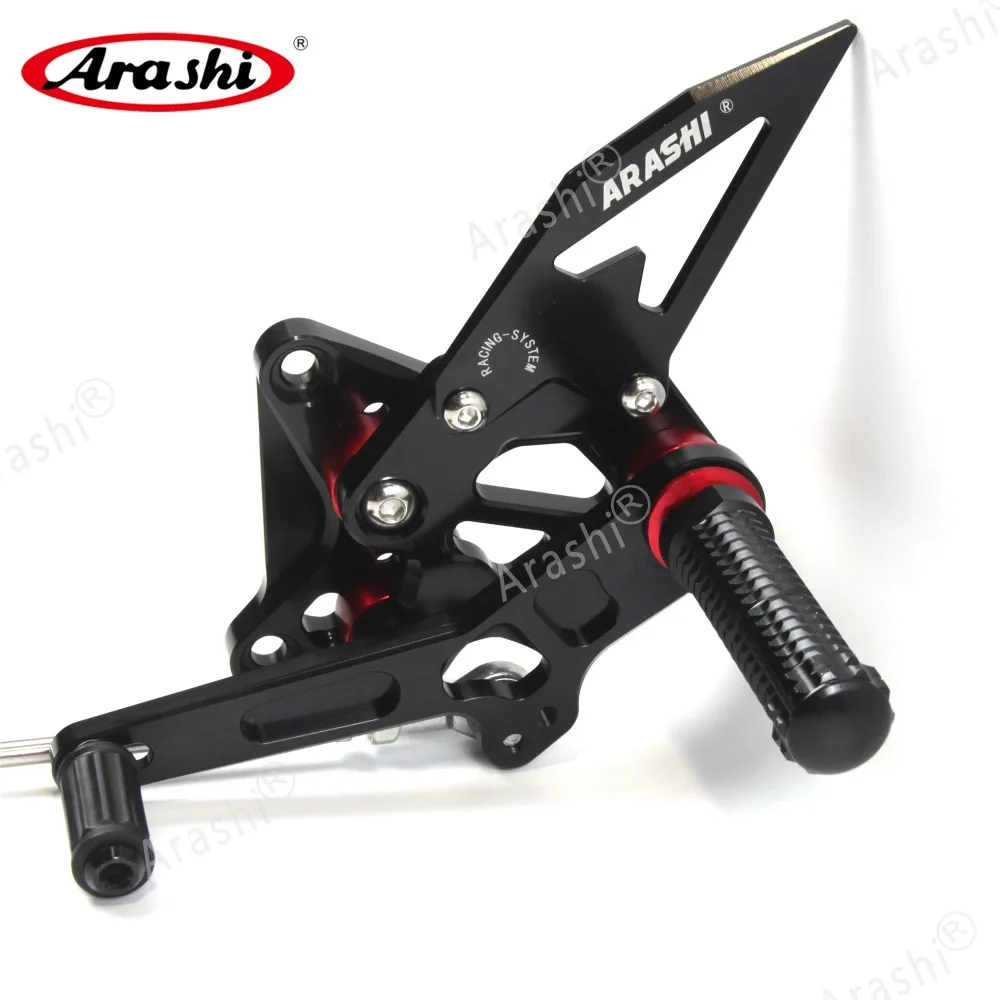 Arashi мотоциклист подножки для SUZUKI GSXR1300 2008- CNC Регулируемые подножки Rearset GSX-R GSXR 1300 GSX1300R HAYABUSA