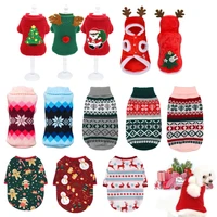 christmas dog cat clothes festival apparel for small dogs winter coat santa costume pet clothing hoodie for chihuahua yorkies