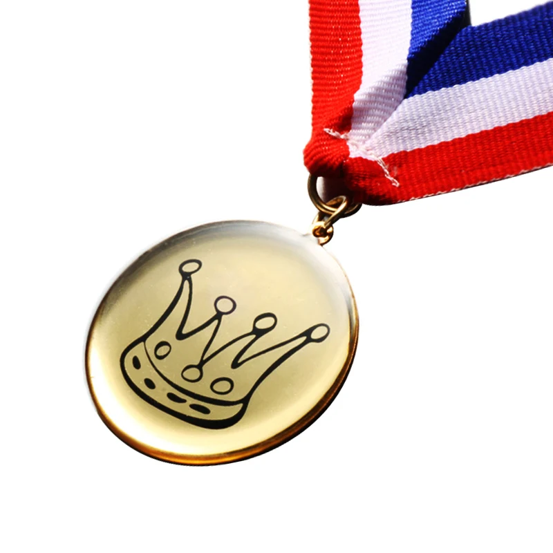 

Cheap Custom Enamel Medal High Quality Crown Metal Medal