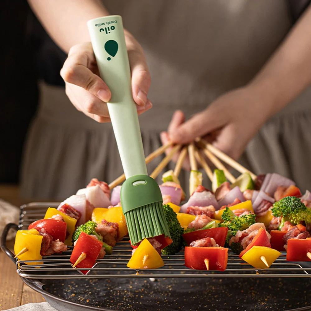 

Barbecue Basting Brushes High Temperature Resistance Silicone Spatula Grill Brush Cake Baking BBQ Home Kitchen Auxiliary Tools