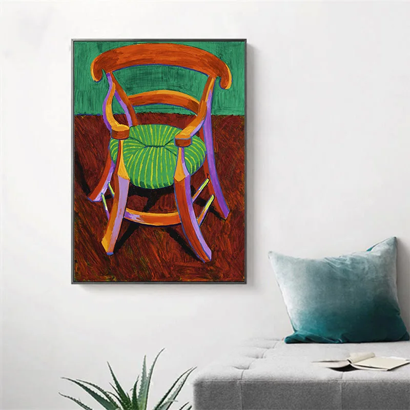 Дэвид хокни изобретенный человек раскрывающий натюрморт плакаты и принты