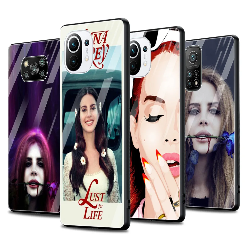 

Glass Cover For Xiaomi Poco X3 NFC F2 Pro X2 M2 F3 Case for Mi 10T Lite 11 Ultra 11i 9T CC9 Note 10 Pro Capa Lana Del Rey