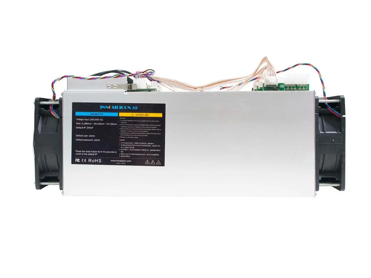 Высокое качество Innosilicon A9 Zmaster 50Ksol/s ASIC Miner 620 Вт алгоритм Equihash Zcach Крипто-Майнер с