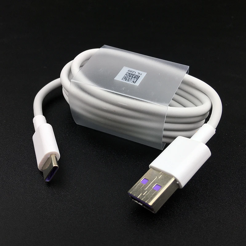 

EU Huawei P30 Pro Charger Original 40W Supercharger Fast Charge power adapter 5 A USB Type c cable for p30 pro nova 5 5t 6 honor