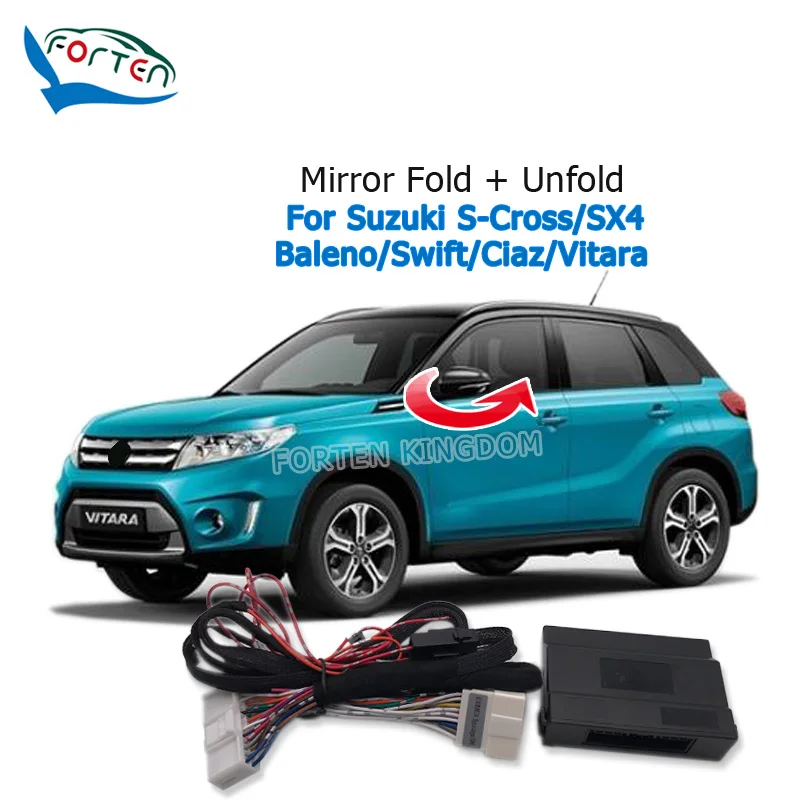 Car Side Auto Rear Mirror Folding System Module For Suzuki S-Cross/SX4/Baleno/Swift/Ciaz/Vitara