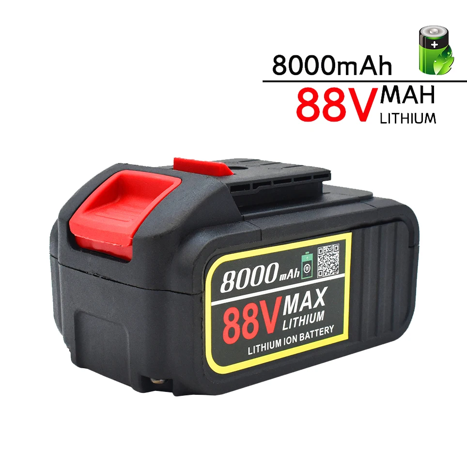 

NEWEST 88V 18650 8000mah Battery for Brushless Electric Wrench Cordless Waterproof Impact Wrench Mini Electric Chain Saw