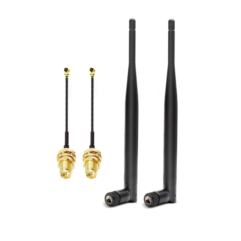 Антенна Wi Fi 2 4 ГГц 5 8 с разъемом IPEX на SMA для ASUS AC88U AC68U 12 дБи| |