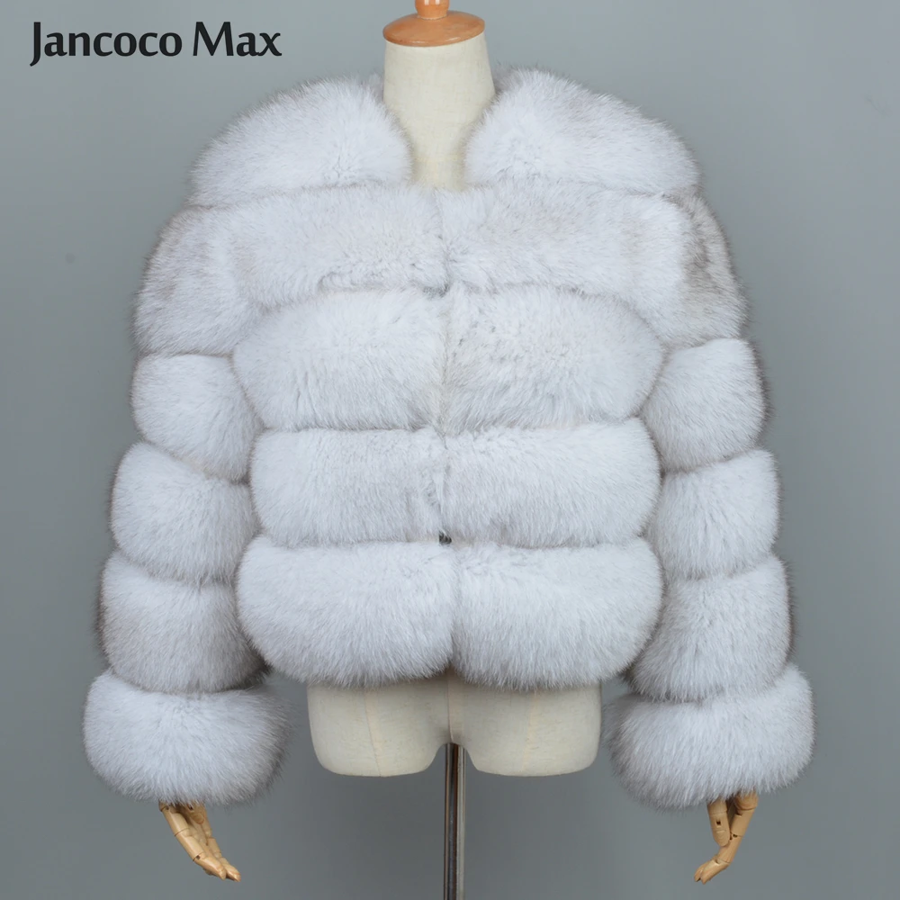 Женская Шуба с длинным рукавом теплая шуба из натурального меха лисы S1796B|fox fur|natural