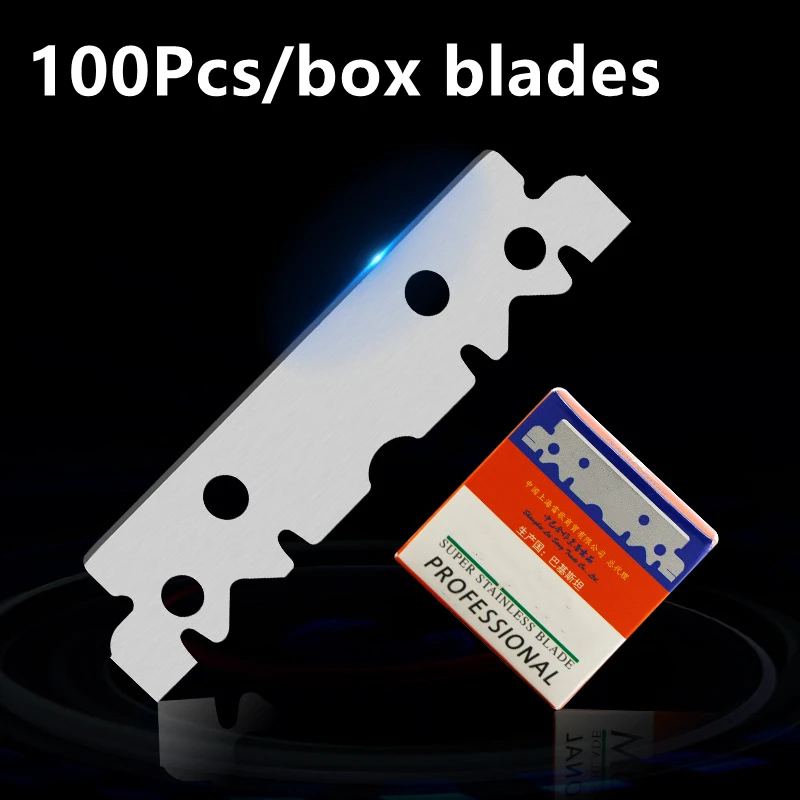 Ручной держатель для бритвы деревянная ручка бритва скребок из нержавеющей