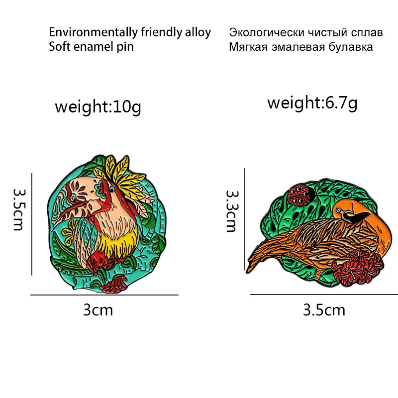 

Eyeball Enamel Pins Custom Gorgeous Toucan Skull Brooches Lapel Badge Bag Cartoon Animal Fashion Punk Jewelry Gifts Wholesale