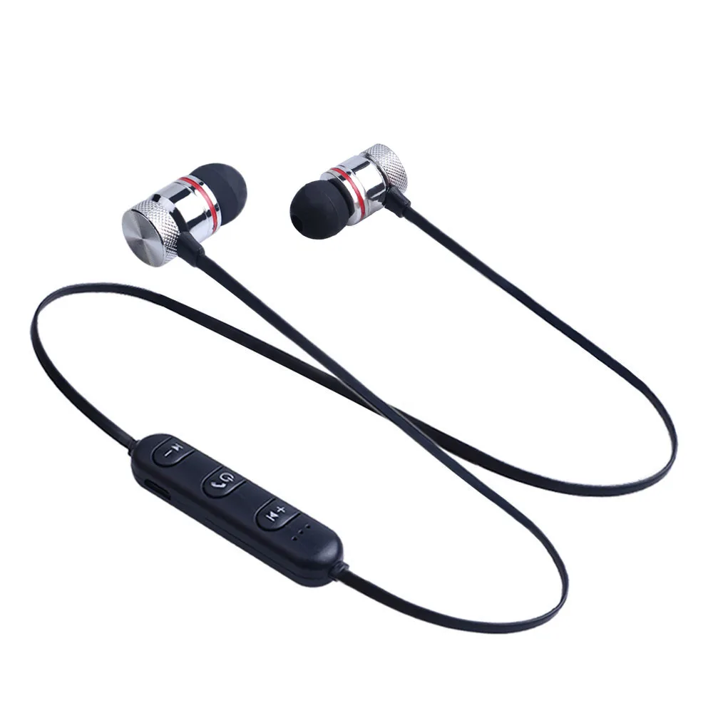 Беспроводные наушники bluetooth 4 1 спортивные для бега стерео гарнитура с басами