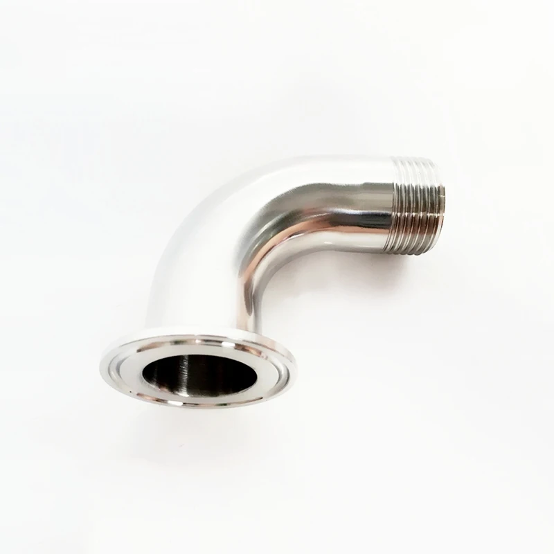 Наружная резьба 3/4 дюйма BSP санитарный наконечник из нержавеющей стали 304 90