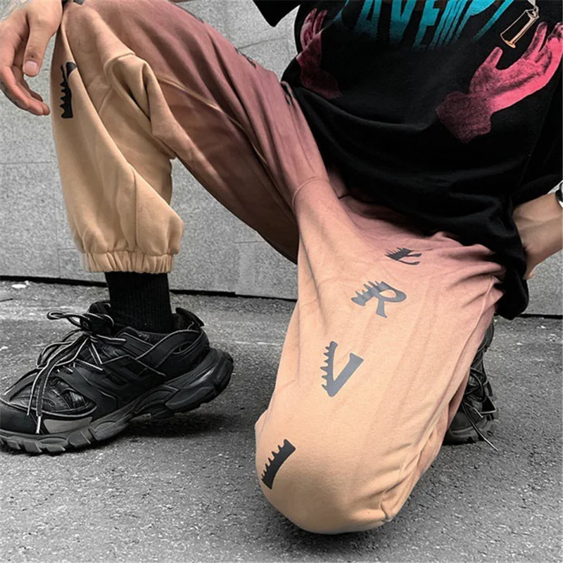 Брюки спортивные унисекс из плотного материала с принтом кактуса и растений |