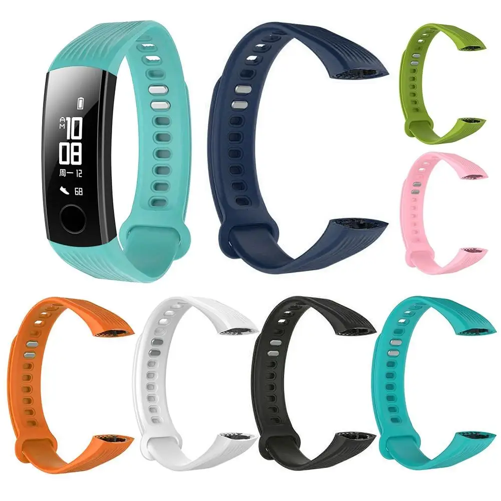 Сменный силиконовый регулируемый наручный ремешок для умного браслета Huawei Honor