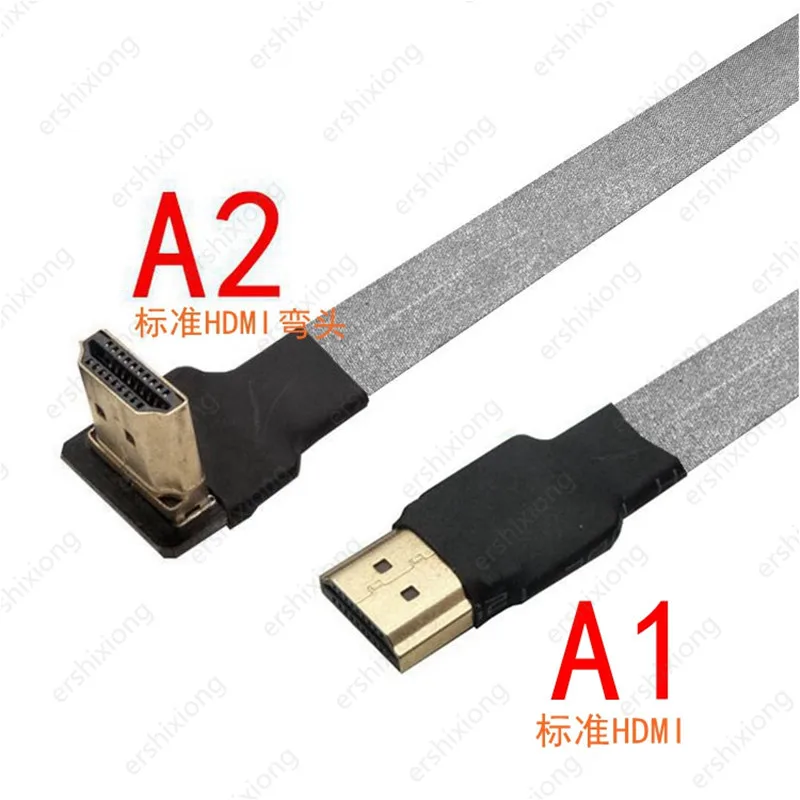 New HDMI-compatible Cable Ultralight FPV HDMI Male to Mini/Micro Female FPC 10cm 20cm 30cm 50cm for GH4 GoPro BMPCC | Компьютеры и