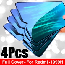 4Pcs Full Cover Protective Glass For Xiaomi Redmi Note 10 8 7 9 Pro Max Tempered Screen Protector For Redmi 9 Poco X3 NFC Glass