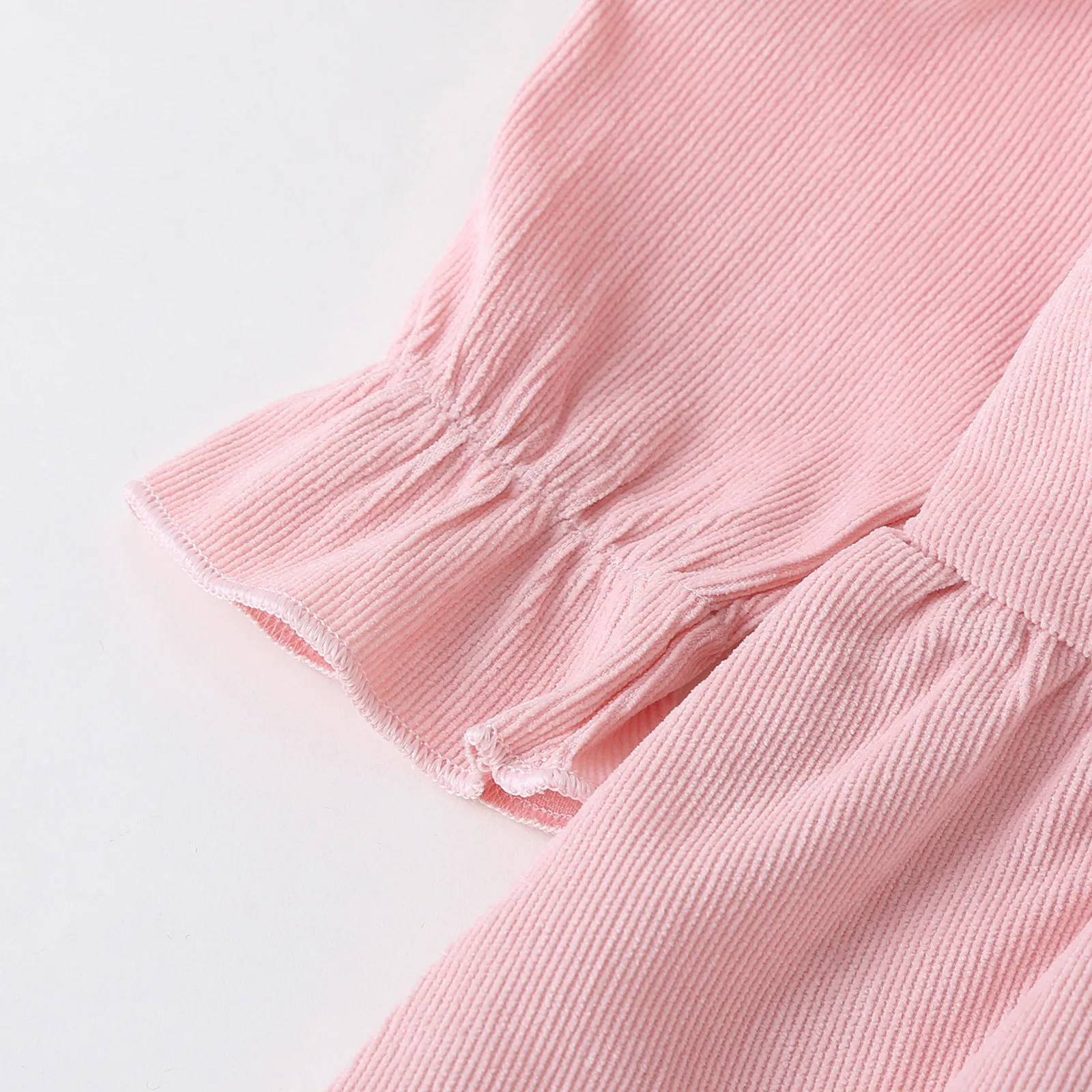 

Infant Baby Girls Long Sleeve Fashion Soild Ribbed Skirt Casual Princess Dress Clothes for girls ubranka dla dziewczynki E1