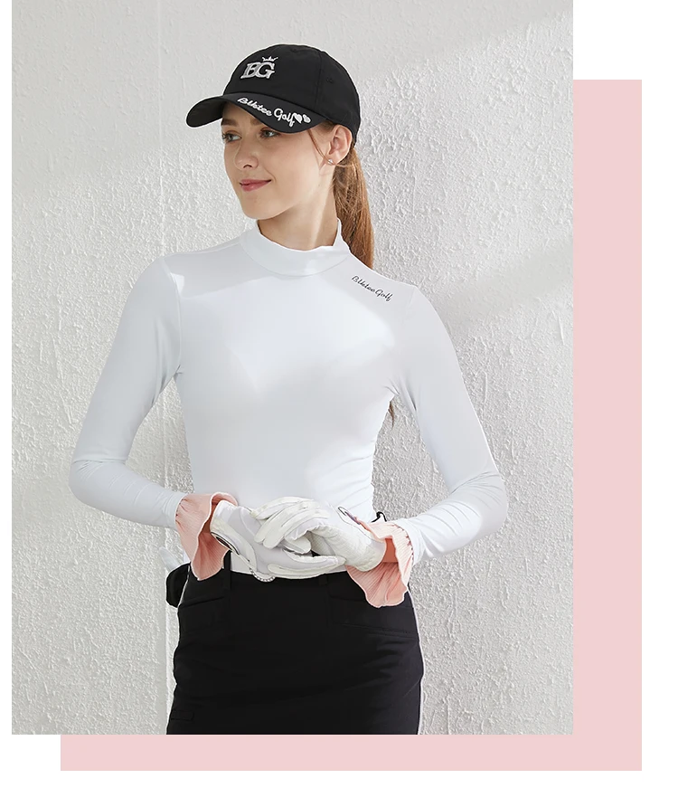 Blktee женская спортивная рубашка для гольфа BG19059 женская рубашка для гольфа осенняя одежда для гольфа
