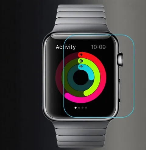 Ультратонкое высокопрозрачное закаленное стекло для Apple Watch 38 мм 42 100 шт./лот