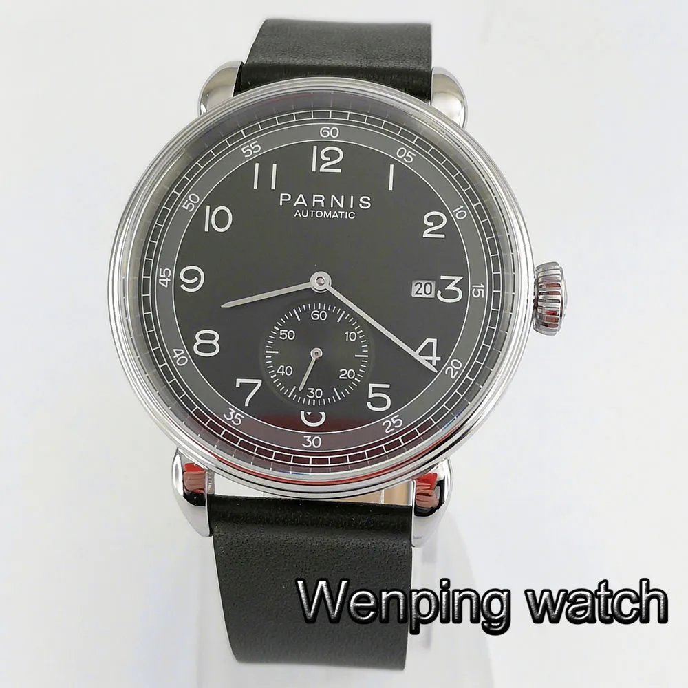 Мужские Роскошные Механические часы Parnis новинка 42 мм автоматические мужские с
