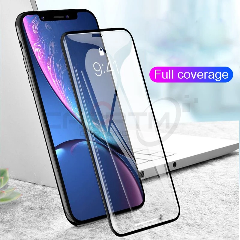 Пленка из закаленного стекла для iPhone 11 Pro Max 6 5 полное покрытие Защитная пленка