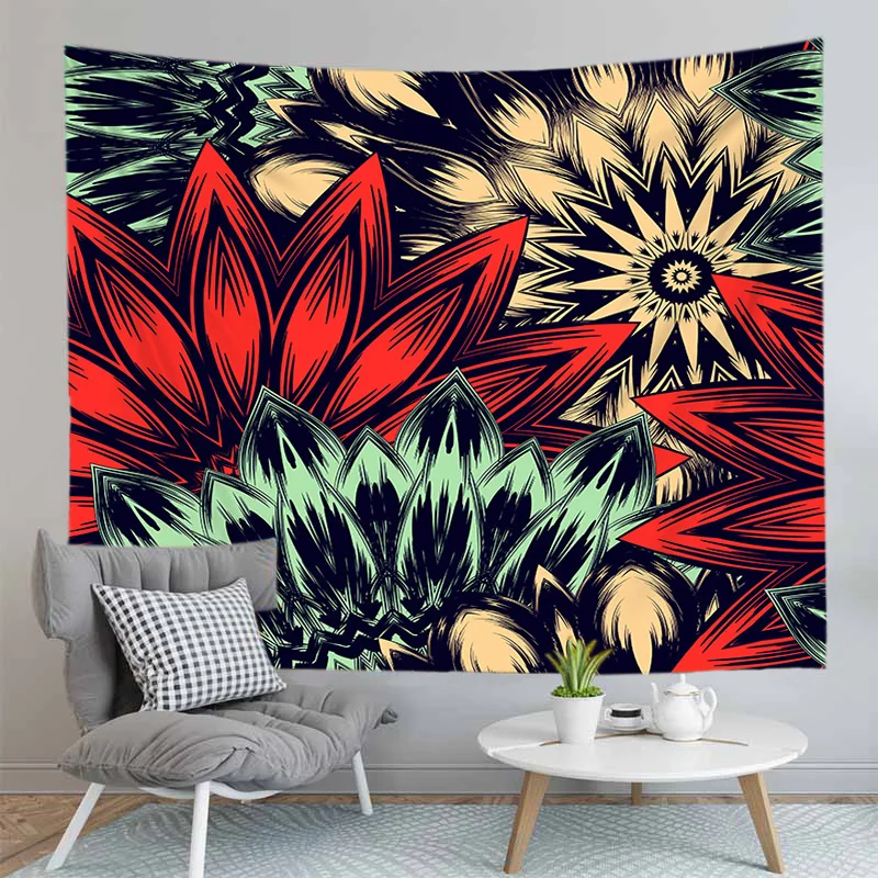 3d Мандала одеяло Печатный ковер настенный гобелен богемный Фон Ткань Домашний