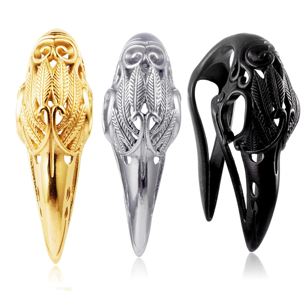 

Vankula 10 шт. ушные грузики 316L из нержавеющей стали с измерителем птичьего черепа туннели с заглушками для пирсинга растягиватель расширитель оптовая продажа