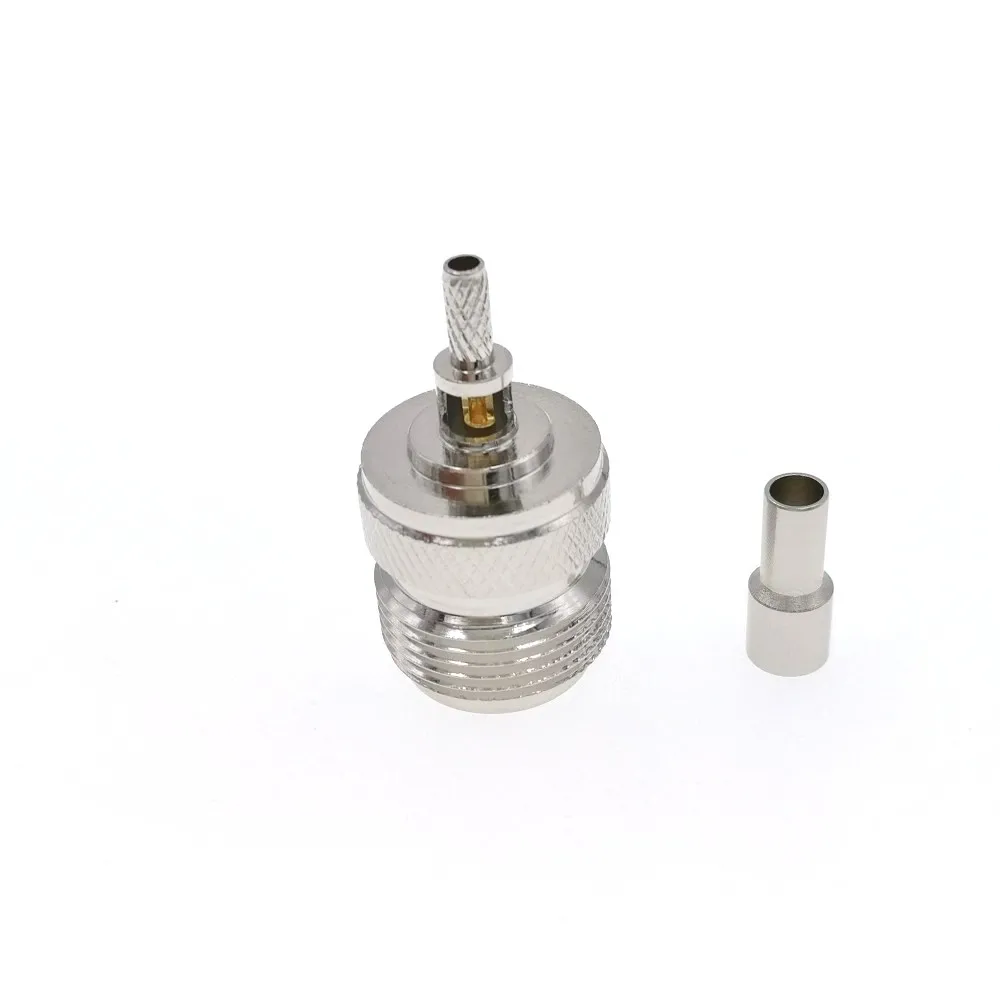 10 шт. N гнездовой обжимной радиочастотный соединитель для кабеля RG316 RG174 LMR100 |