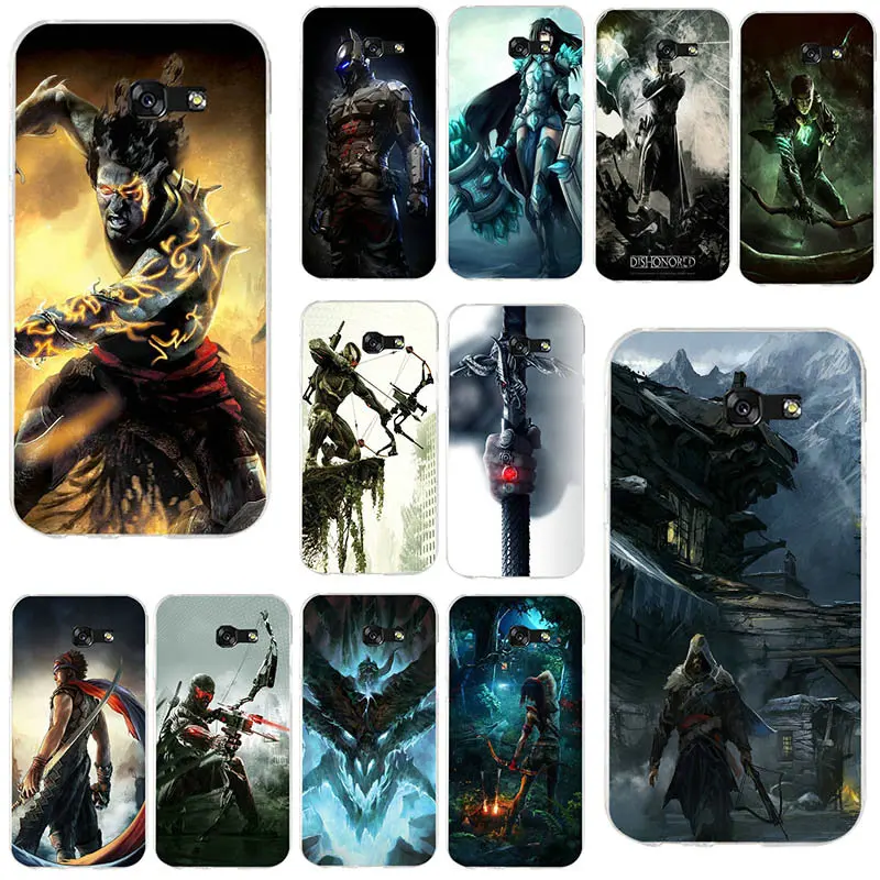 Новый стиль игры Dishonored мягкий чехол для мобильного телефона Чехлы samsung Galaxy A7 A8 A9 A10