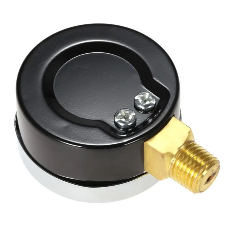 

0-14 Bar Air Oil Water Pressure Gauge 1/4" NPT 0-200PSI Manometer 0-14 Bar Side Mount D0AC