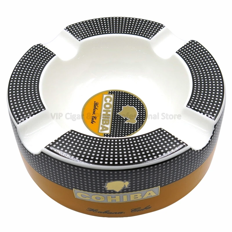 Керамические гаджеты для сигар COHIBA пепельница уличный держатель с 4 слотами
