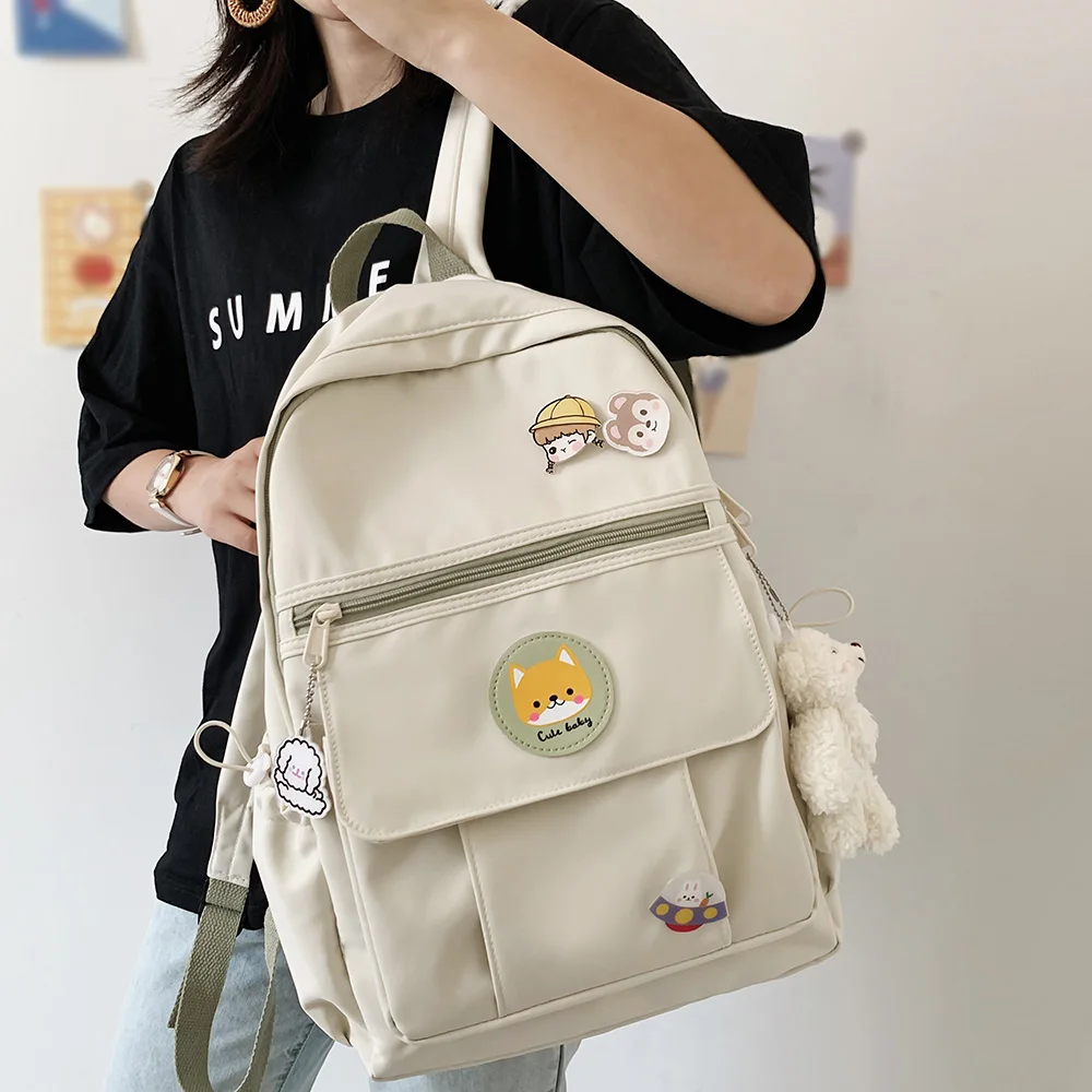 Рюкзак для колледжа девушек милая модная школьная сумка девочек трендовый
