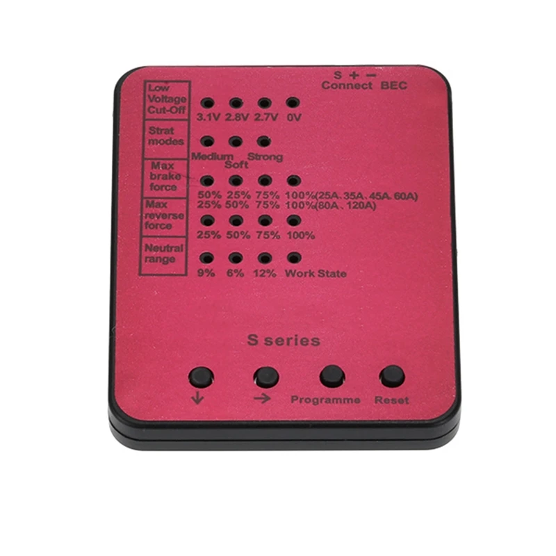RISE-Programming Card для 45A/120A Rc автомобиля Esc Бесщеточный электронный регулятор скорости |