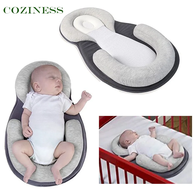 

COZINESS Baby Correction Pillows Anti-Eccentric Head Baby U Shape Pillows Side Sleeping Washable Anti-Spill Milk For Newborn
