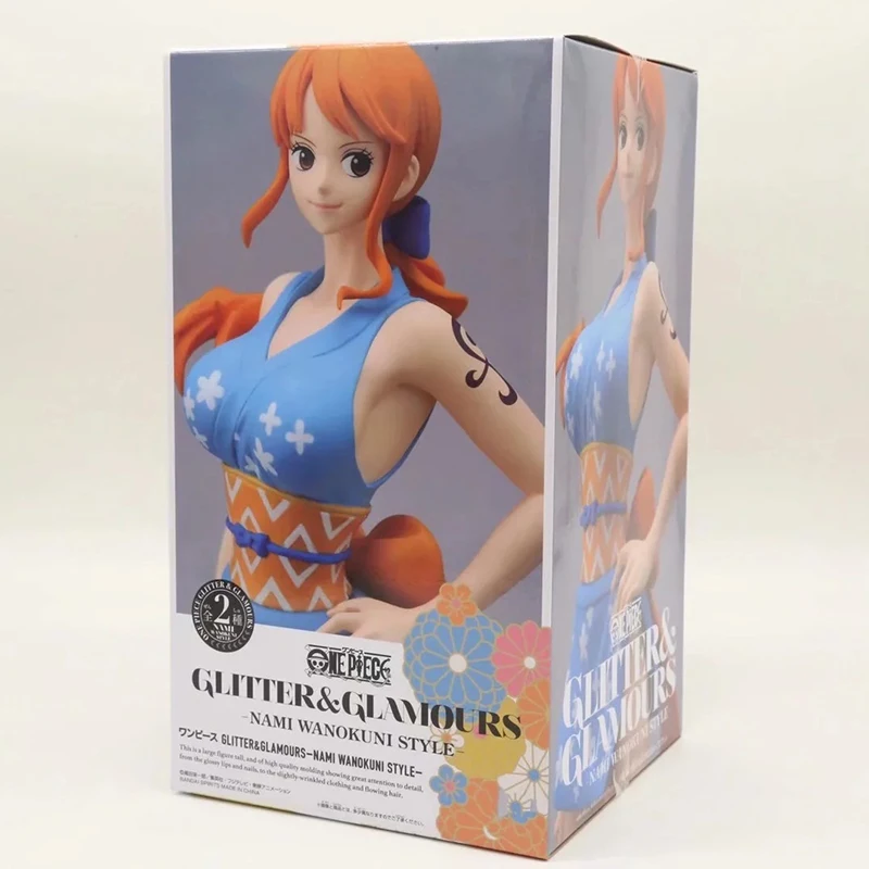 

25cm Anime One Piece Glitter & Glamours Nami Wanokuni Style PVC Figure Model Doll Toys One Piece Figurals