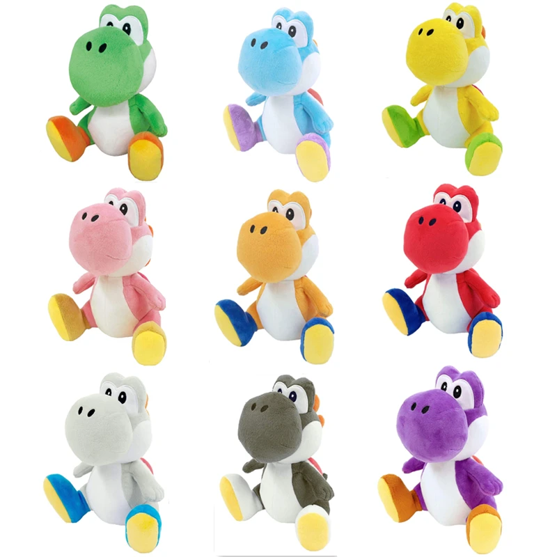 Peluches de Super Mario y Yoshi para ni&ntilde;os, juguetes cl&aacute;sicos, regalos, novedad-0