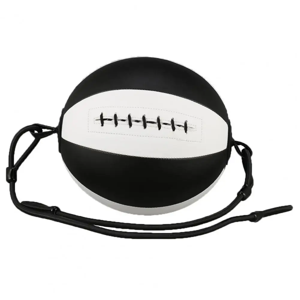 

Punching Ball Double Rope Leakage-resistant Elastic Faux Leather Training Speed Boxing Ball for Home