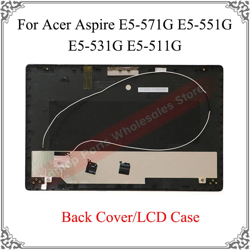 Оригинальная задняя крышка ЖК-дисплея для Acer Aspire E5-571G E5-551G E5-531G LCD черная красная |