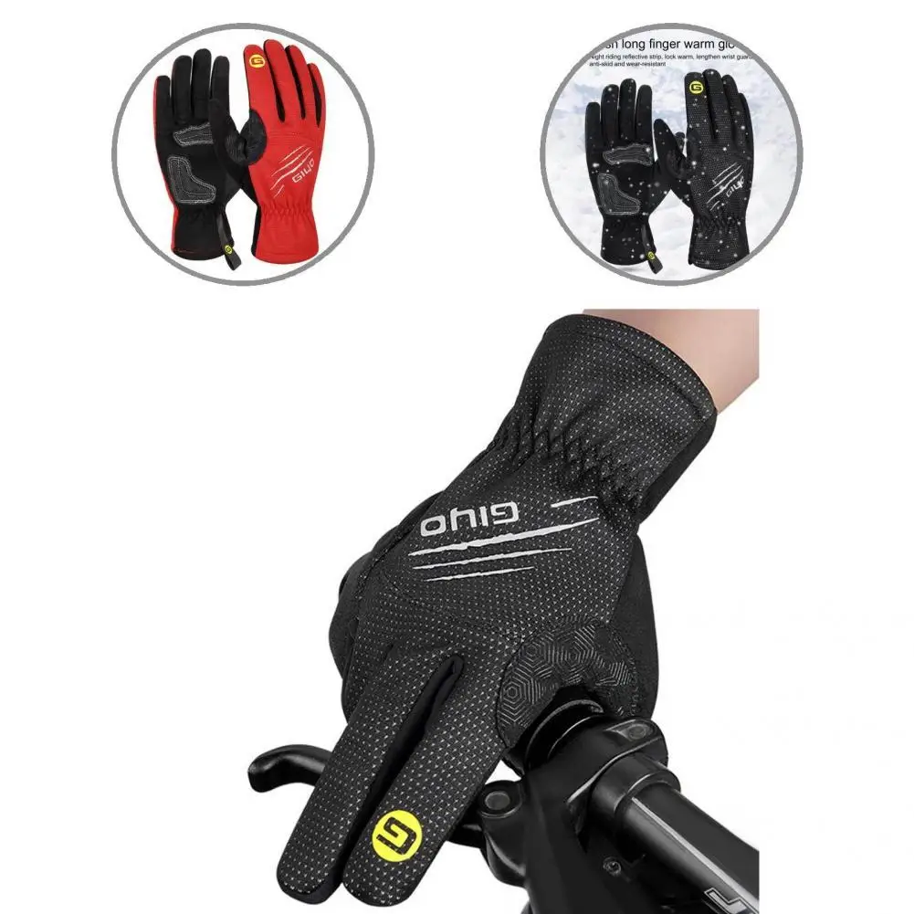 

Thicker Lining Polyester Smart Phone Touchscreen Gloves for Exercise