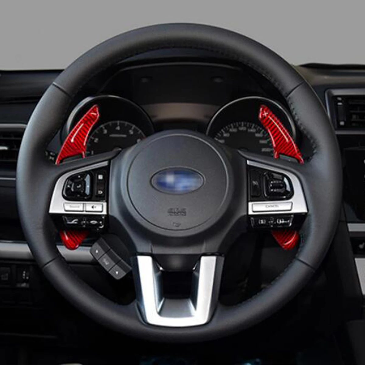 

Carbon Fiber Central Steering Wheel Paddle Shifter Extension For Subaru GT86 XV BRZ Forester Legacy Outback WRX Styling