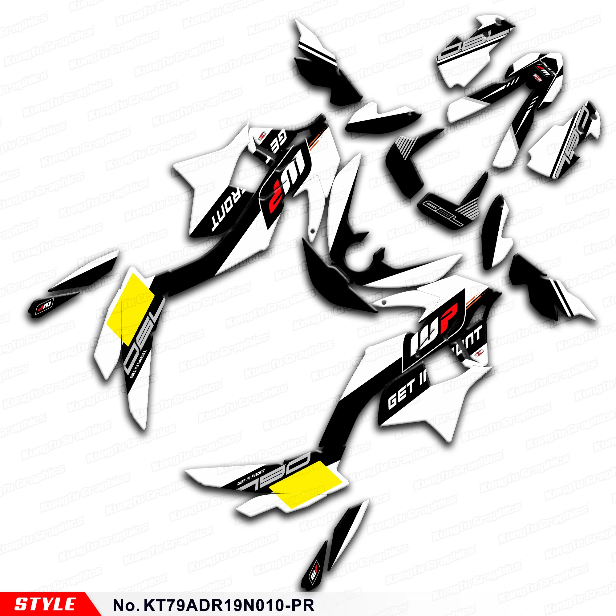 Вторичный рынок графический автомобиль для мотоцикла модель 790 приключения 890 ADV R