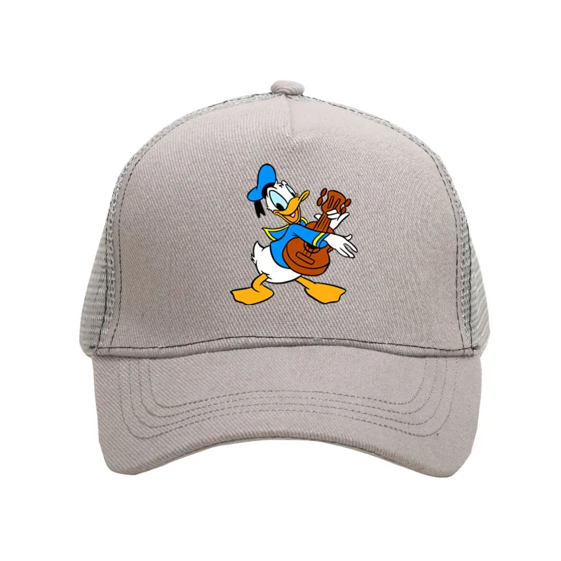 

Disney Play the piano Donald Duck washable comfortable pure hat Men Women Adjustable Baseball Caps