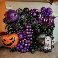 154pcs balloon monochrome series arch garland kit accessories decorations balloon halloween party decoration st patricks day